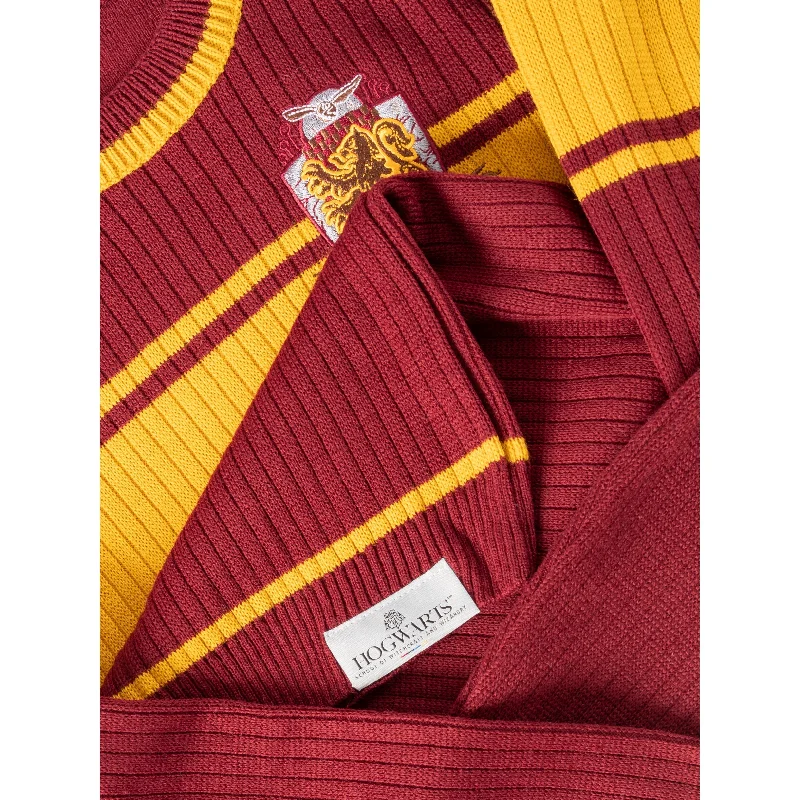 Harry Potter Gryffindor Adult Varsity Jumper Welt Pockets Slit Pockets Flap Pockets