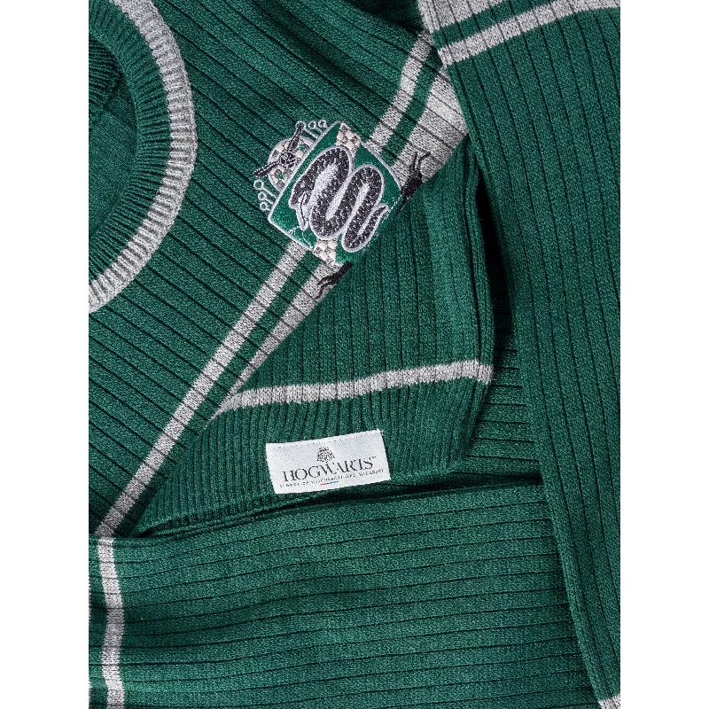 Harry Potter Slytherin Adult Varsity Jumper Tailored Straight A-Line