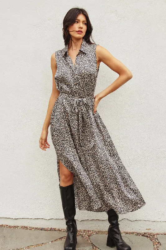 All Smitten Maxi Dress Cozy Maxi Dress with Slit