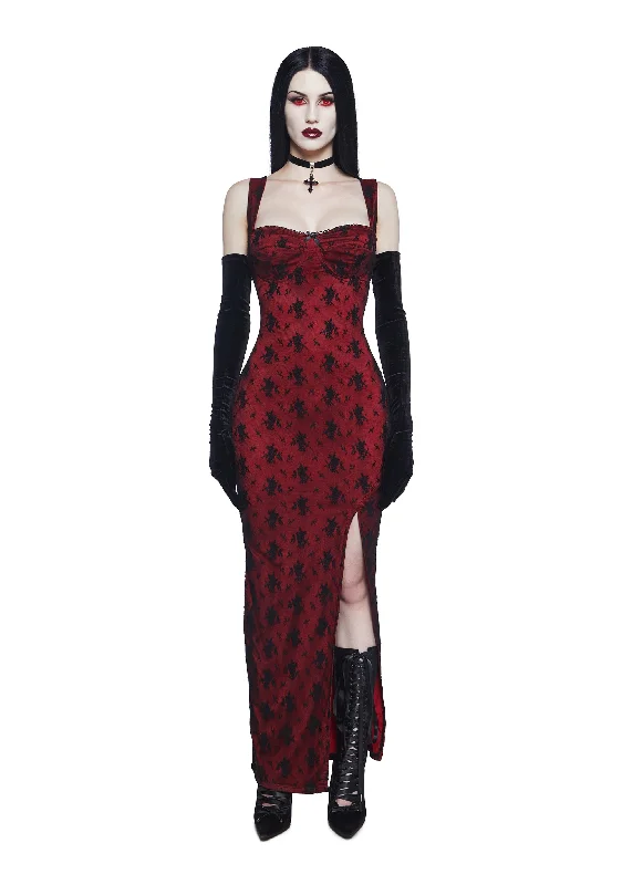 Bride Of Darkness Maxi Dress Trendy Short Sleeve Maxi Dress