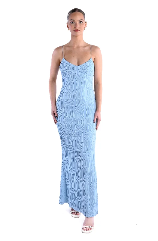 Cassie Maxi Dress Comfortable Satin Maxi Dress