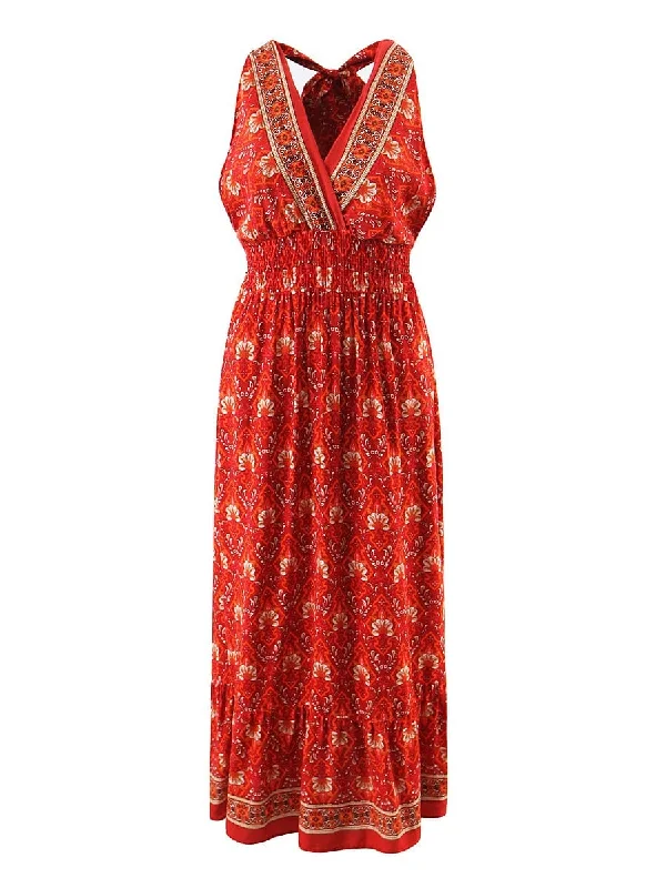 DESERT Maxi Dress Stylish Maxi Dress with Pleats