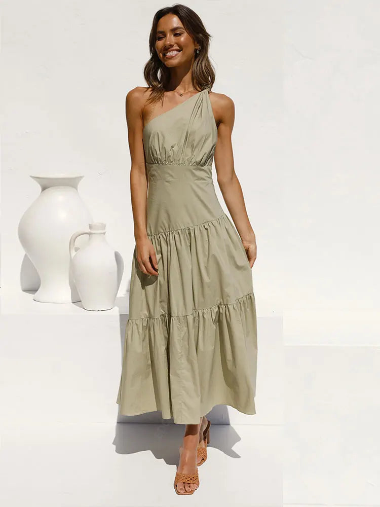 Feathers Strapless Sleeveless Split Hem Evening Maxi Dress Elegant Wraparound Maxi Dress