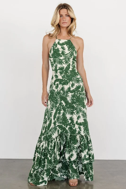 Indio Maxi Dress | Green Print Chic Summer Maxi Dress