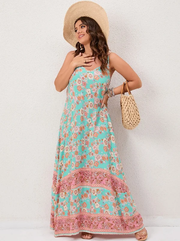 PLUS SIZE Billie Maxi Dress - Mint | LAST SIZES Chic Summer Maxi Dress