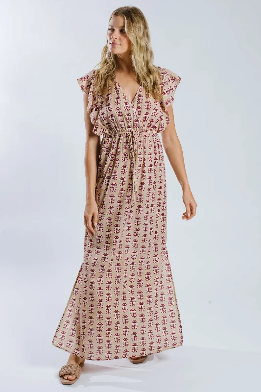 Dalbir S/S Maxi Dress Cozy Wrap Maxi Dress