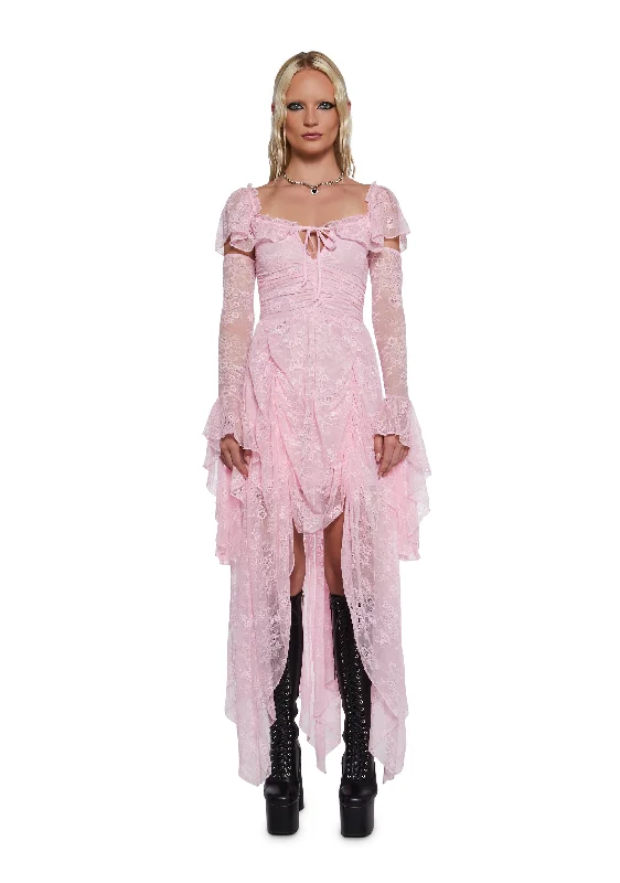 Ruled By Love High-Low Maxi Dress Stylish V-Neck Maxi Dress