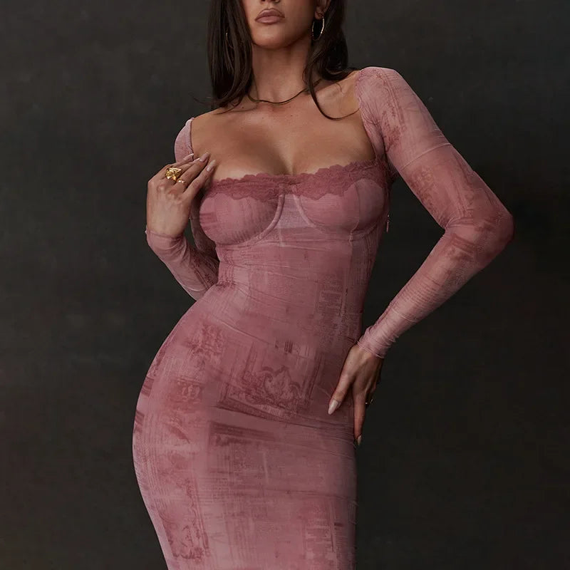 Sexy Backless Draped Club Sleeveless Tank Maxi Dress Stylish Maxi Dress with Frills