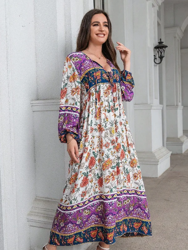 VESPA Maxi Dress Comfortable Bohemian Maxi Dress