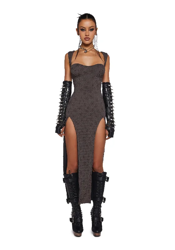 Wildest Imagination Maxi Dress Elegant Lace-Up Maxi Dress