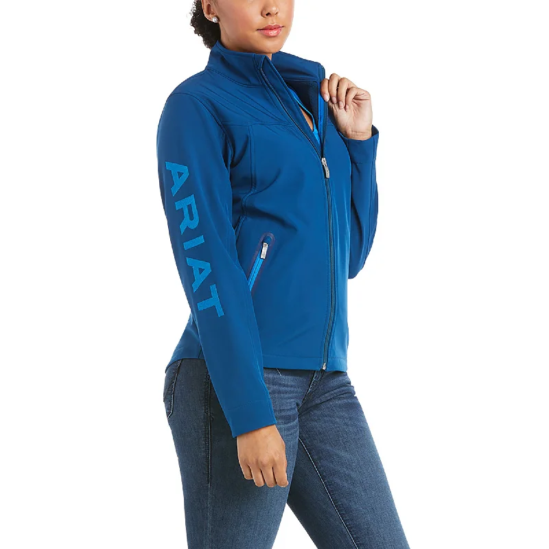 10034919 Ariat Women's New Team Softshell Jacket Blue Opal Fleece Jacket Down Jacket Feather Jacket 10034919 Ariat Women's New Team Softshell Jacket Blue Opal Fleece Jacket Down Jacket Feather Jacket