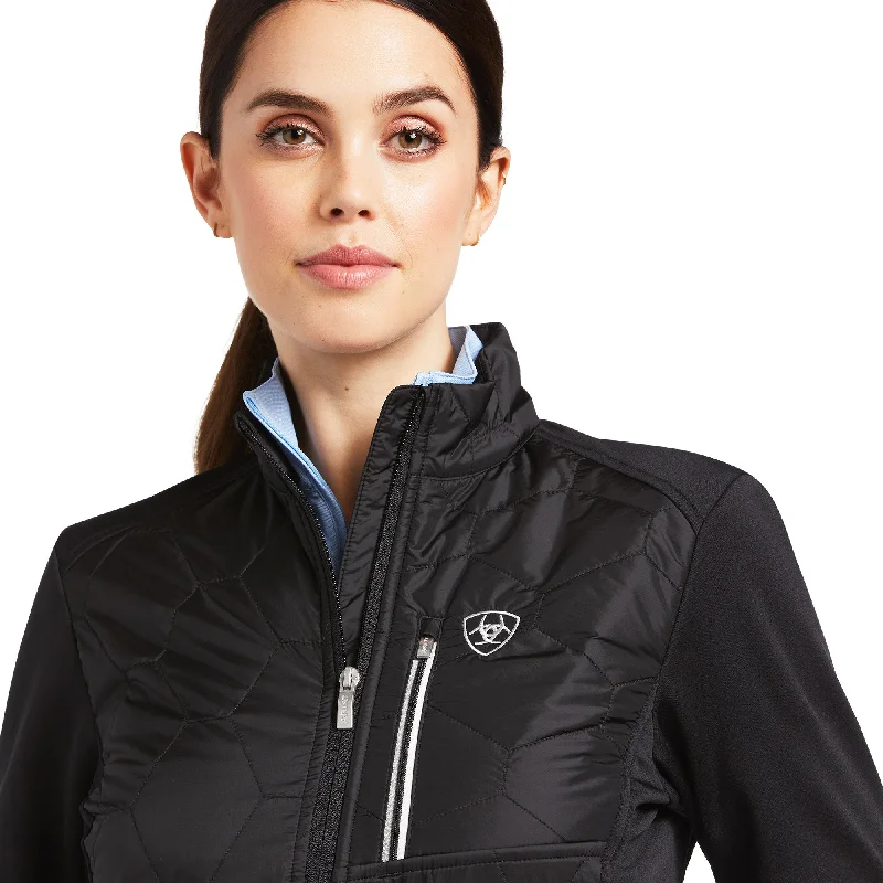 10039218 Ariat Wms Fusion Insulated Jacket Black Front Pockets Side Pockets Patch Pockets 10039218 Ariat Wms Fusion Insulated Jacket Black Front Pockets Side Pockets Patch Pockets