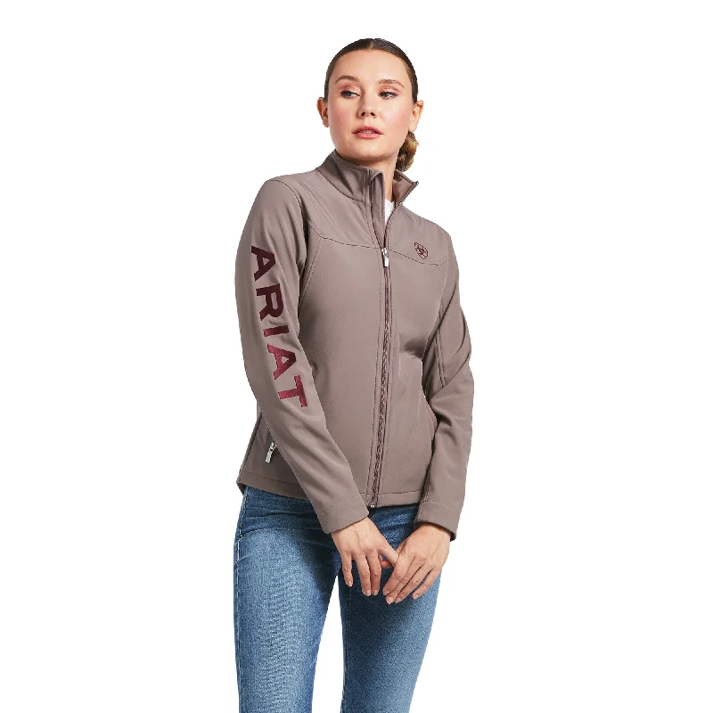 10039366 Ariat Wms Team Softshell Jacket Iron Fleece Jacket Down Jacket Parka