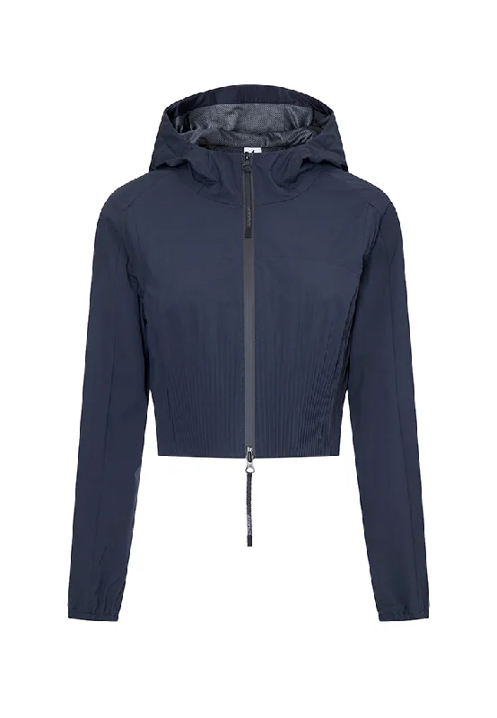 Dreamer Short Jacket with Pleated Panels Mesh Jacket Canvas Jacket Denim Jacket