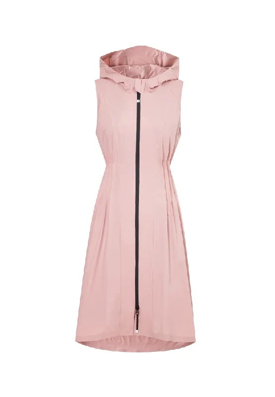 Desiderata Water- & Wind-Resistant Maxi Jacket with Pleated Waist Striped Jacket Polka Dot Jacket Floral Jacket Desiderata Water- & Wind-Resistant Maxi Jacket with Pleated Waist Striped Jacket Polka Dot Jacket Floral Jacket