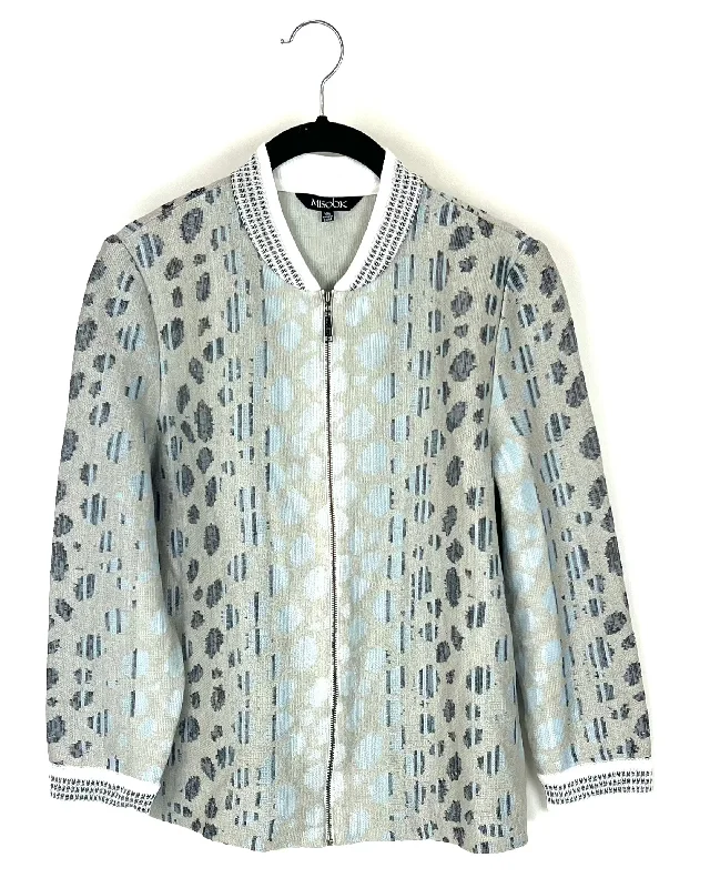 Asymmetrical Circle Zip Up Jacket - Extra Small Herringbone Jacket Checkered Jacket Solid Jacket Asymmetrical Circle Zip Up Jacket - Extra Small Herringbone Jacket Checkered Jacket Solid Jacket