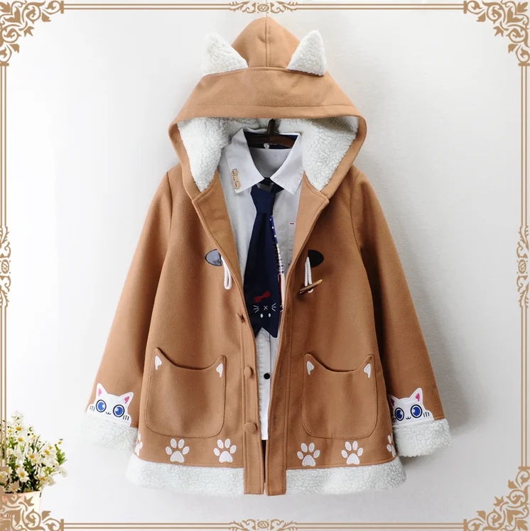 Cat Tie Shirt + Cat Claw Jacket yv30379 Mesh Jacket Canvas Jacket Denim Jacket