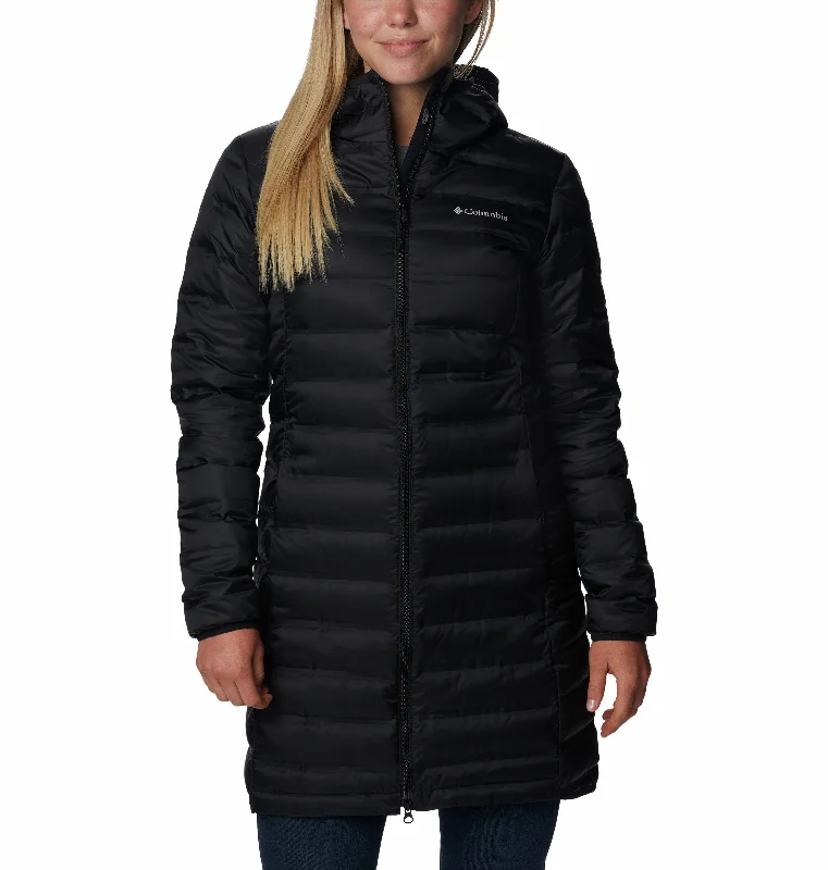 Columbia Ladies Lake 22 II Down Long Hooded Jacket-BLACK Mesh Jacket Canvas Jacket Denim Jacket