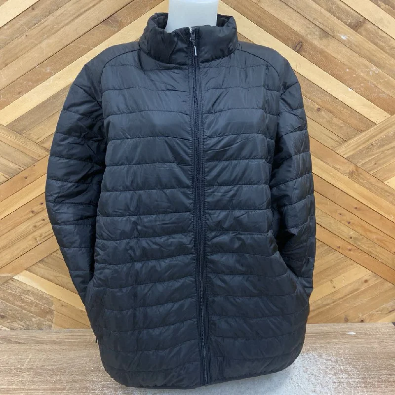 Core365 - Women's Warm Logik Puffy Jacket - MSRP$60: Black-women-2XL Zip Front Button Front Snap Front