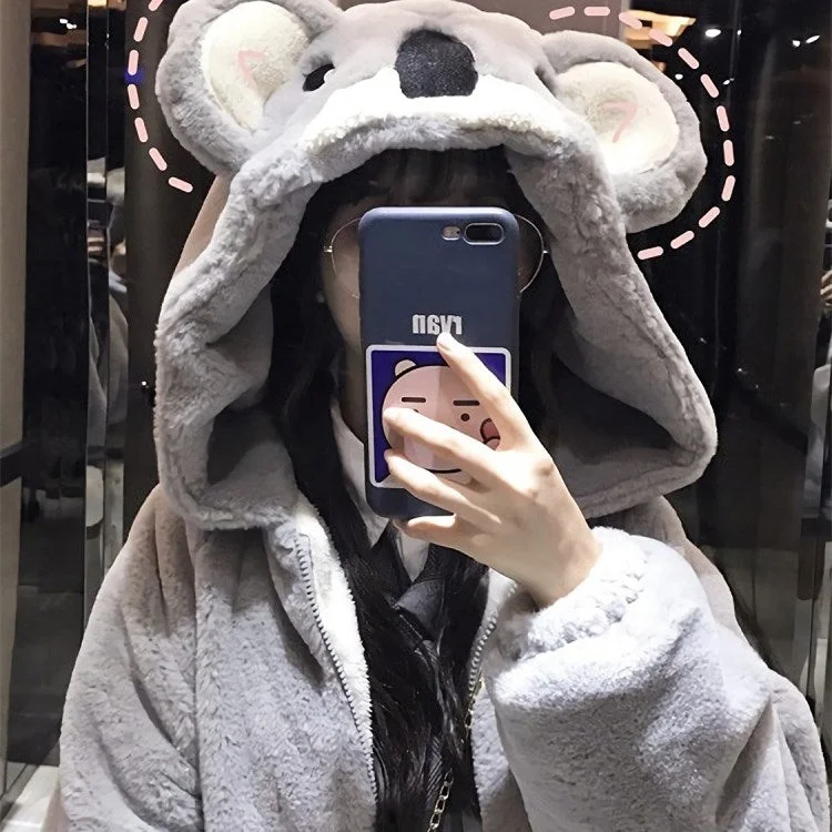 Cute koala jacket yv46021 Herringbone Jacket Checkered Jacket Solid Jacket
