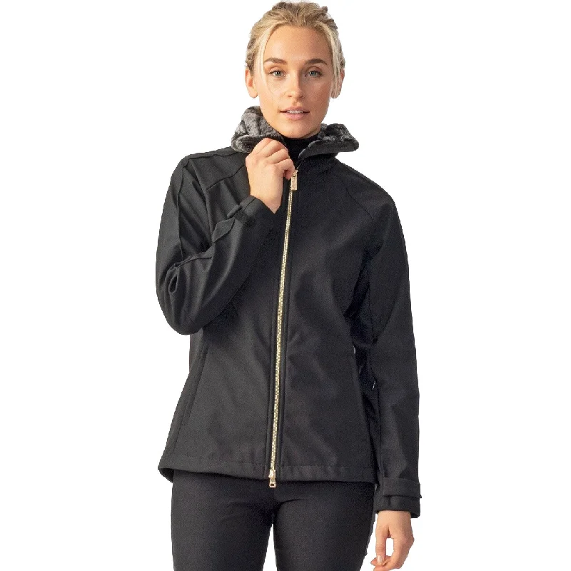 Daily Sports Alexia Black Womens Golf Jacket Insulated Jacket Fitted Jacket Loose Jacket