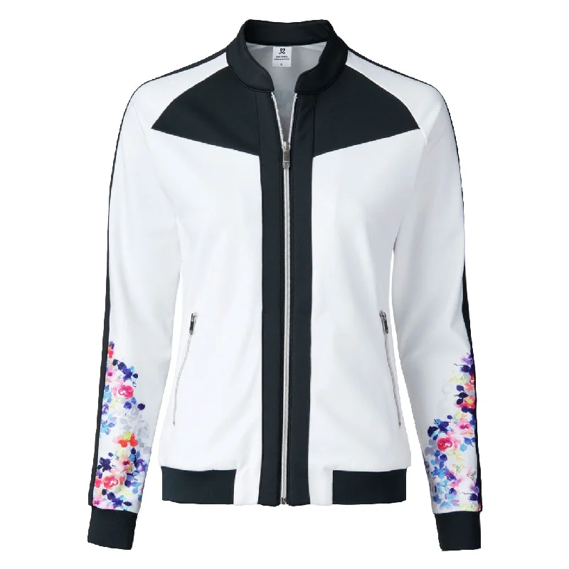 Daily Sports Mait Womens White Jacket Knit Jacket Woven Jacket Fleece Jacket