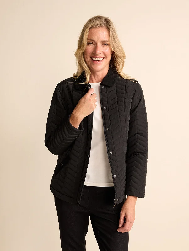 Empress Hartlen Quilt Jacket Jacket Blazer Coat