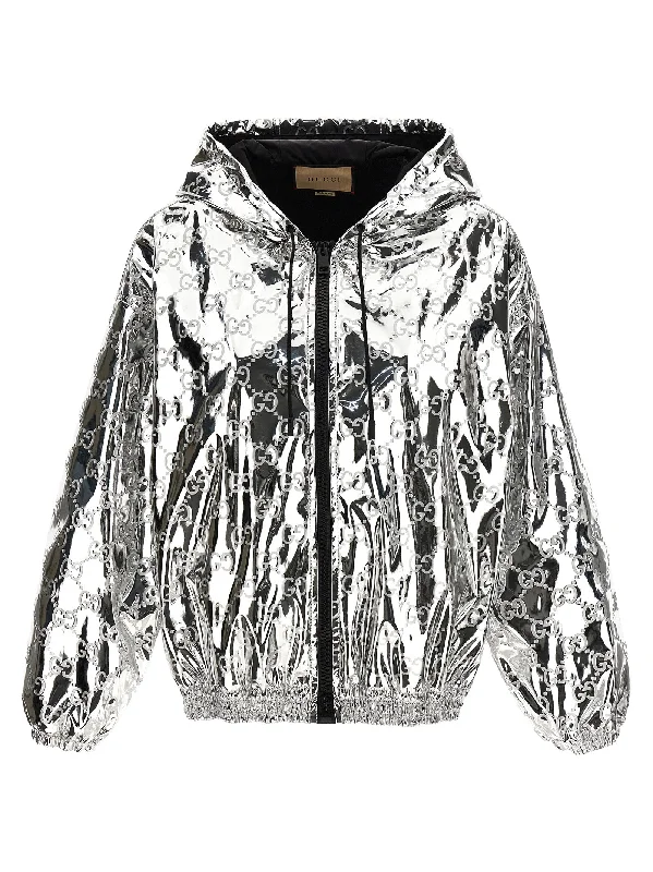 Gg Hooded Jacket Print Jacket Jacquard Jacket Embroidered Jacket