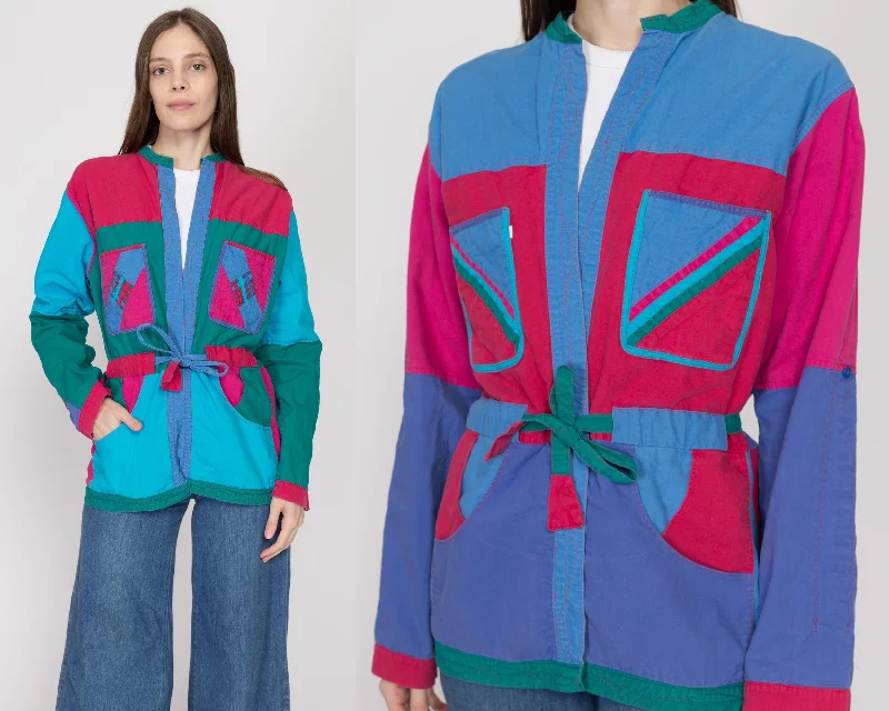 Large 80s Nepalese Reversible Color Block Jacket Print Jacket Jacquard Jacket Embroidered Jacket Large 80s Nepalese Reversible Color Block Jacket Print Jacket Jacquard Jacket Embroidered Jacket