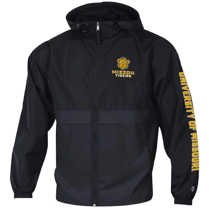 Mizzou Tigers Vault Beanie Tiger Lightweight Packable Black Full Zip Jacket Herringbone Jacket Houndstooth Jacket Plaid Jacket