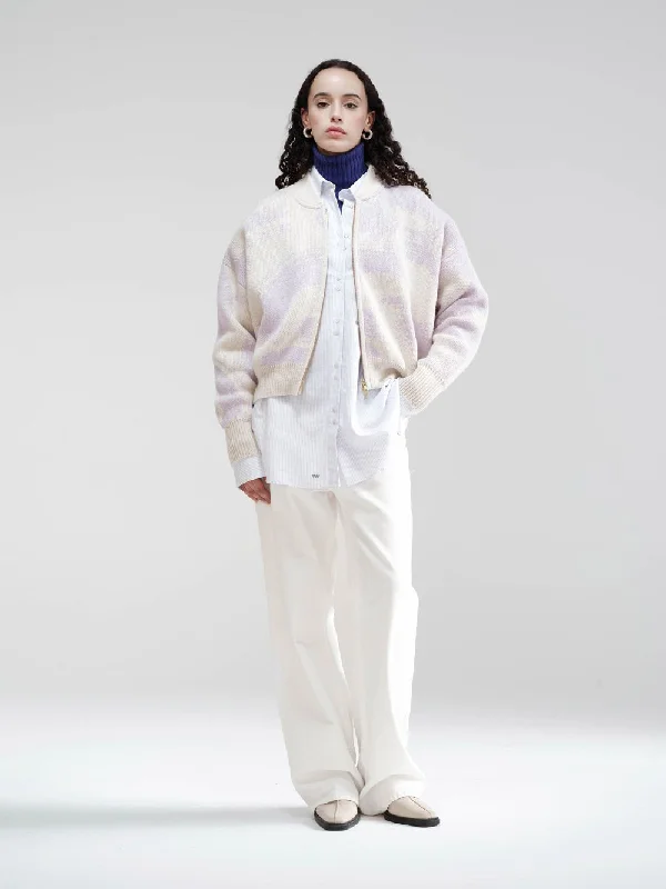 Outdoorish Jacket Boat Neck Shawl Collar Notched Collar