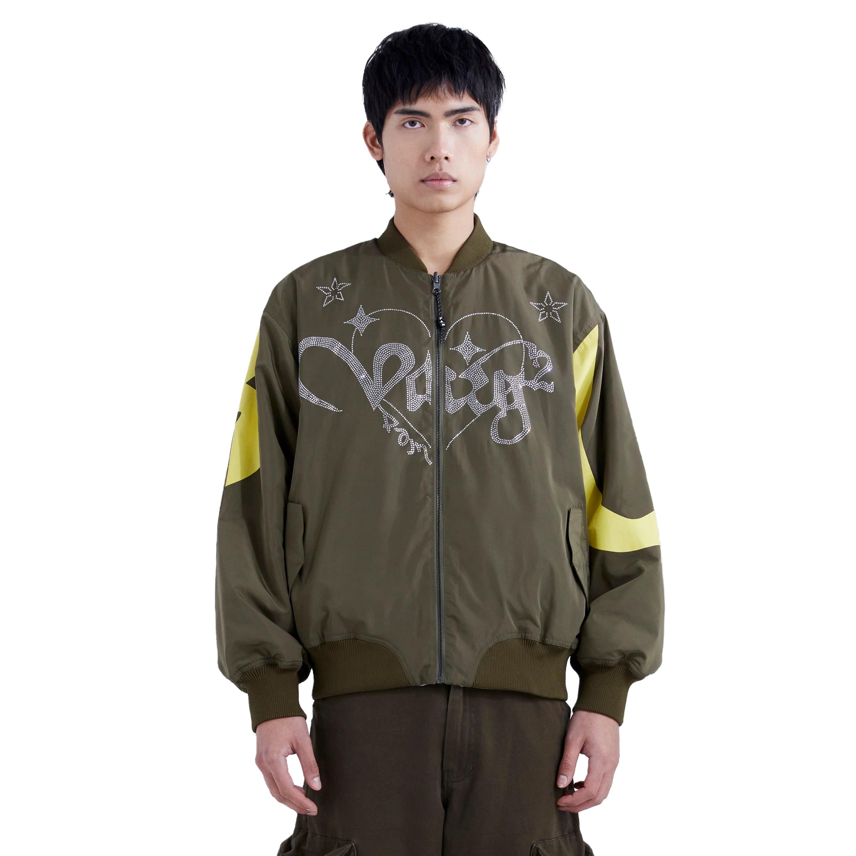 PAM / Perks and Mini VARG 2.0 Reversible Bomber Jacket - Khaki Mesh Jacket Canvas Jacket Denim Jacket PAM / Perks and Mini VARG 2.0 Reversible Bomber Jacket - Khaki Mesh Jacket Canvas Jacket Denim Jacket