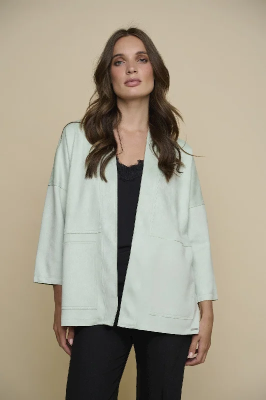 Rino&Pell Loose Jacket Faux Fur Fabric Real Fur Fabric Shearling Fabric