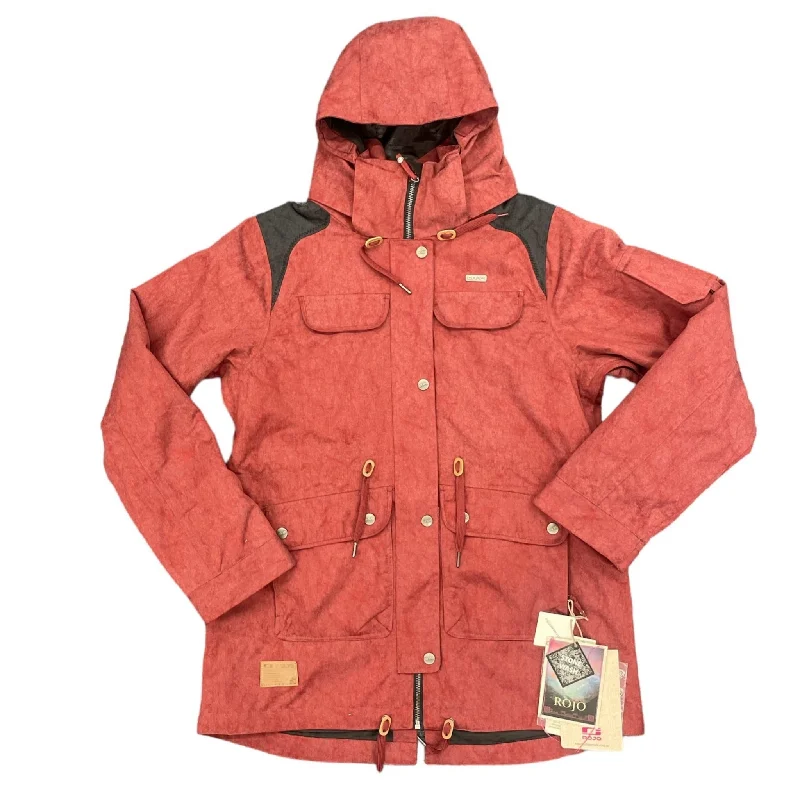 Rojo Women's Snowstreet Snow Jacket - Maroon Corduroy Jacket Velvet Jacket Brocade Jacket