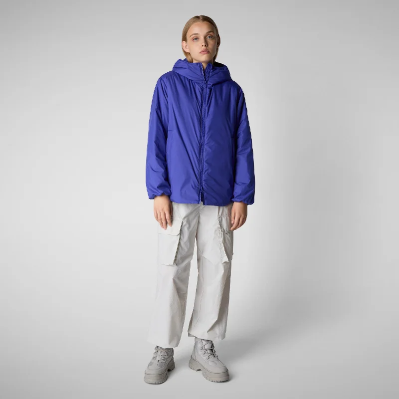 Women's jacket Niaz in gentian blue Bomber Jacket Anorak Windbreaker