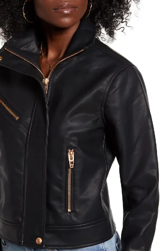 The Essentials Faux Leather Moto Jacket Mesh Jacket Canvas Jacket Denim Jacket