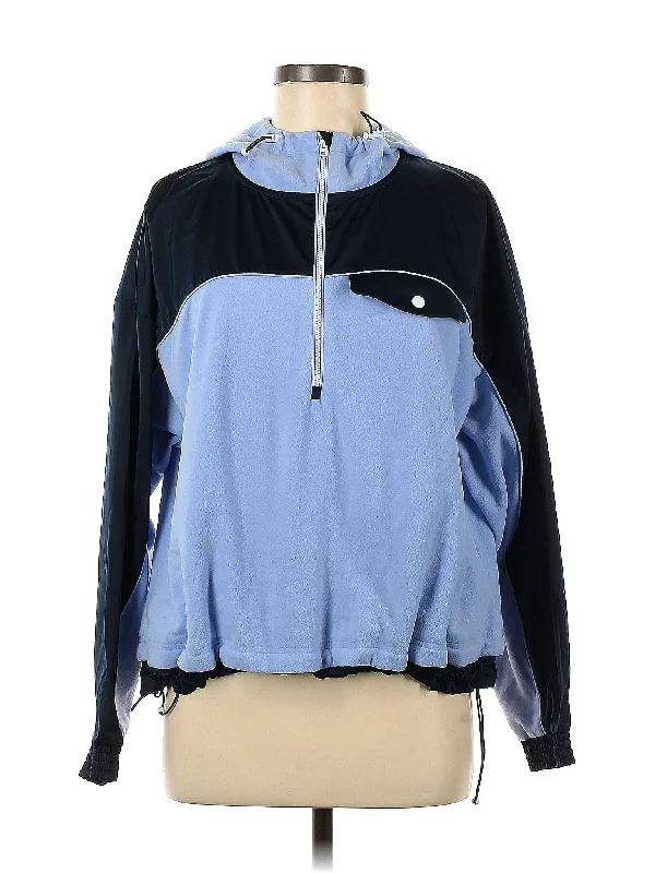 Track Jacket Front Pockets Side Pockets Patch Pockets