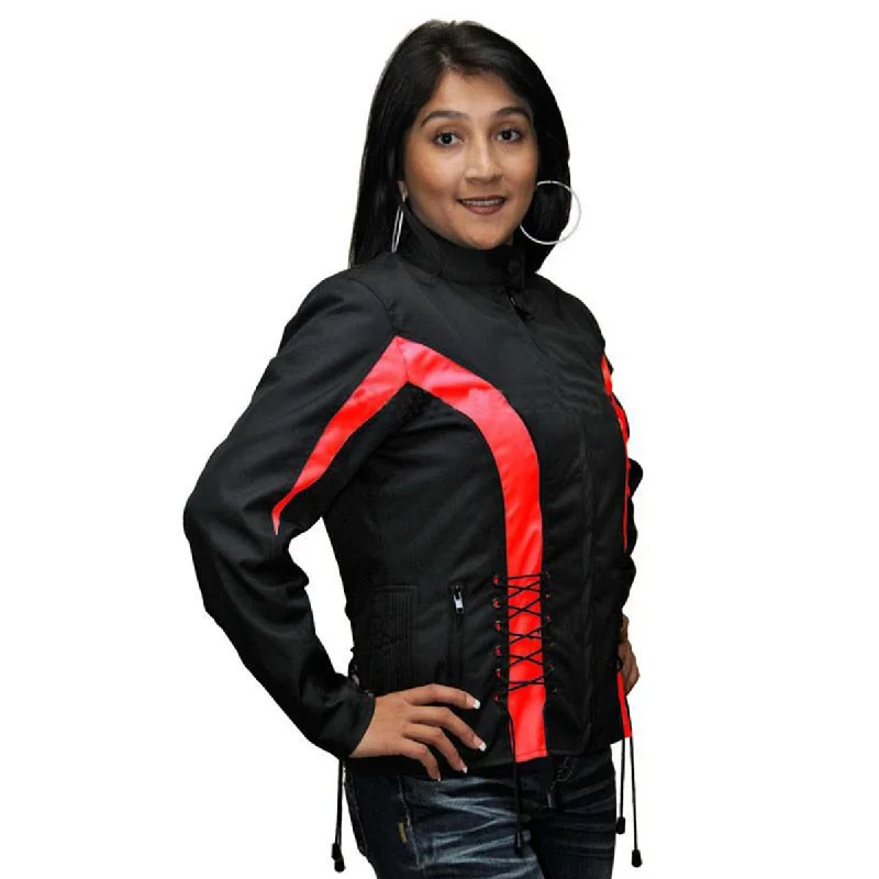 VL1556 Ladies Textile Crystal Jacket with Color Accents Hooded Jacket Caped Jacket Shawl Collar Jacket