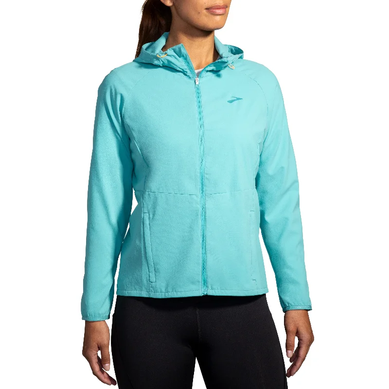 WOMEN'S CANOPY JACKET - 452 AQUA Rayon Fabric Velvet Fabric Corduroy Fabric