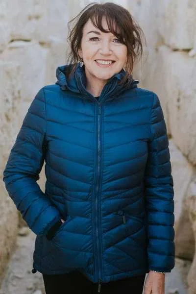 Womens Cushla Jacket - Moonlight Tiered Jacket Buttoned Jacket Zippered Jacket