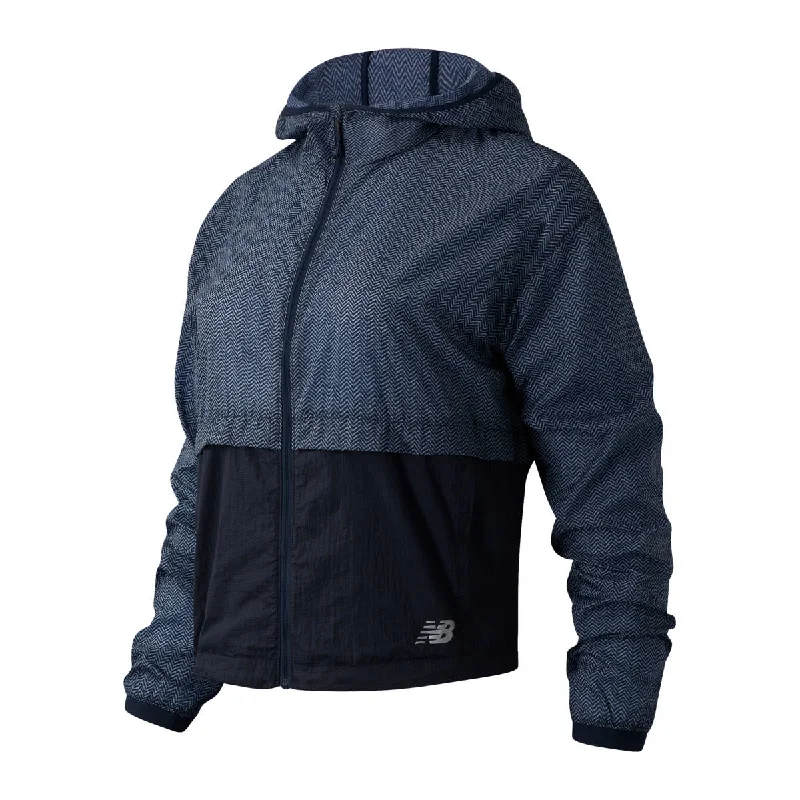 Women's New Balance Impact Run Jacket - WJ03228-ECL Mesh Jacket Canvas Jacket Denim Jacket