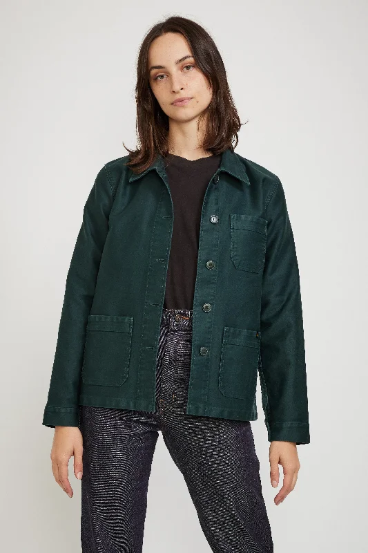 W's Genuine Work Jacket Forest Hooded Jacket Caped Jacket Shawl Collar Jacket