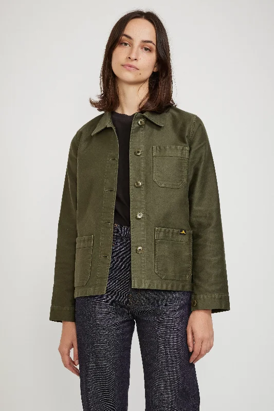 W's Genuine Work Jacket Kaki Corduroy Jacket Velvet Jacket Brocade Jacket