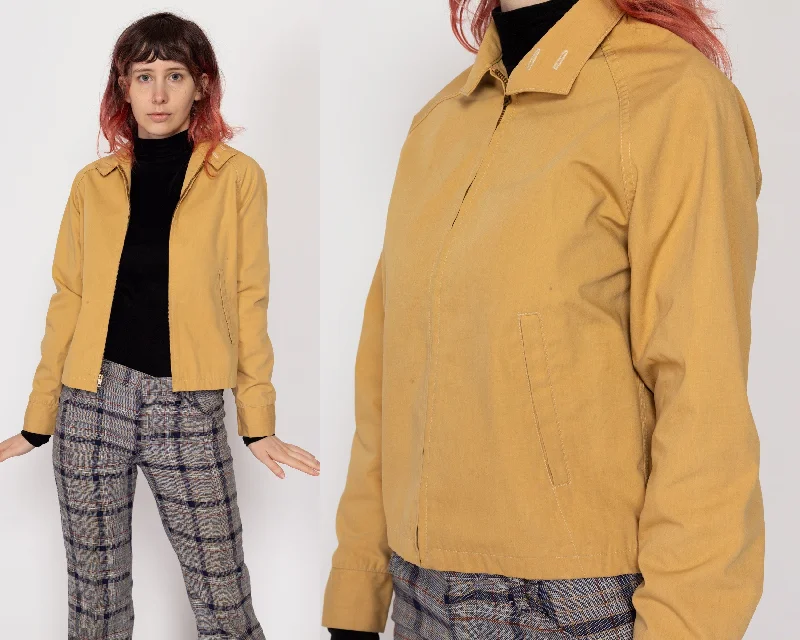 XS 70s Mustard Yellow Gabardine Jacket Appliqued Jacket Beaded Jacket Sequined Jacket XS 70s Mustard Yellow Gabardine Jacket Appliqued Jacket Beaded Jacket Sequined Jacket