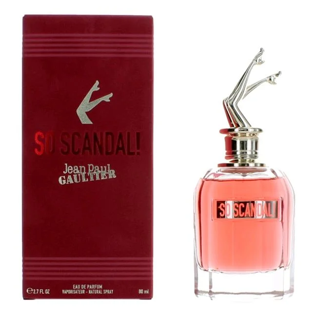 Jean Paul Gaultier awjpgssc27ps 2.7 oz So Scandal Eau De Perfume Spray for Women Fashionable Raw Hem Bootcut Jeans