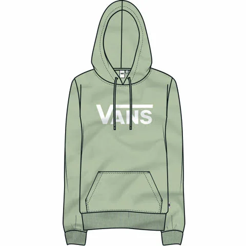 Classic V Hoodie Hoodie with Cuffed Sleeves Snug Secure