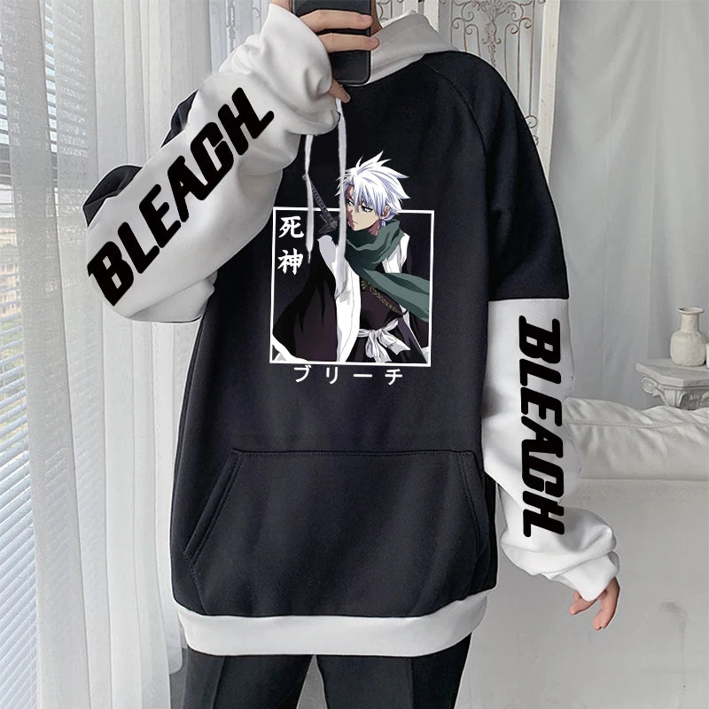 Harajuku Hoodies Cool Men Hip Hop Long Sleeve Streetwear Cotton Hoodie Fleece Lining Warmth