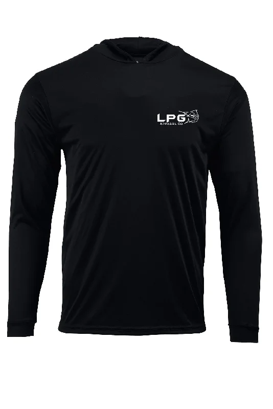 LPG Apparel Co. Performance Fishing Hoodie UPF 50+ Dri-Fit UV Protection Men & Women Long Sleeve T-Shirt Graphic Hoodie Design Print