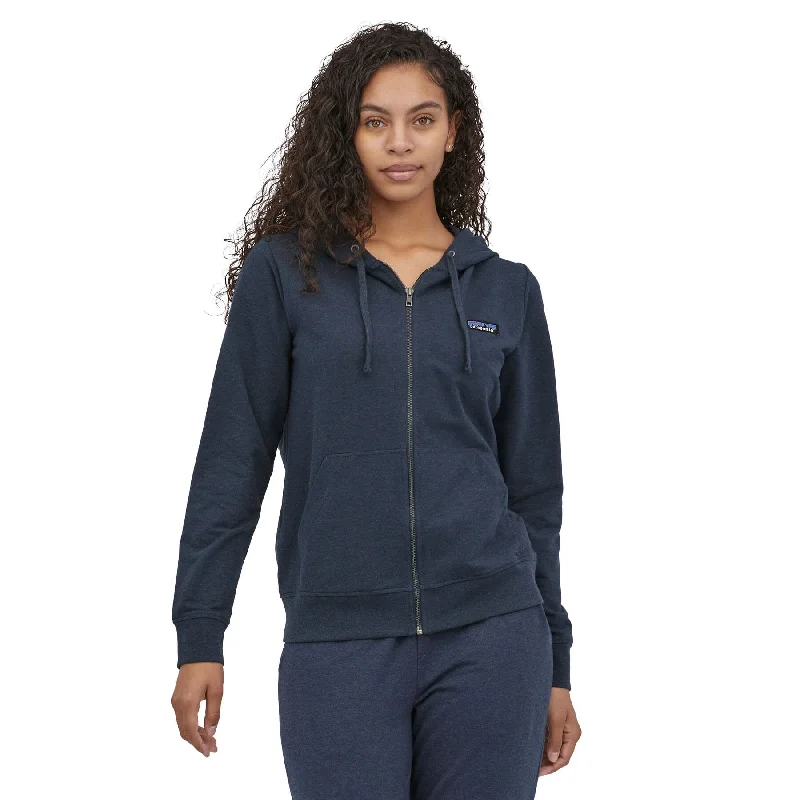 W's Ahnya Full-Zip Hoody - Organic cotton & Recycled polyester Hoodie with Velcro Closure Adjustable Secure