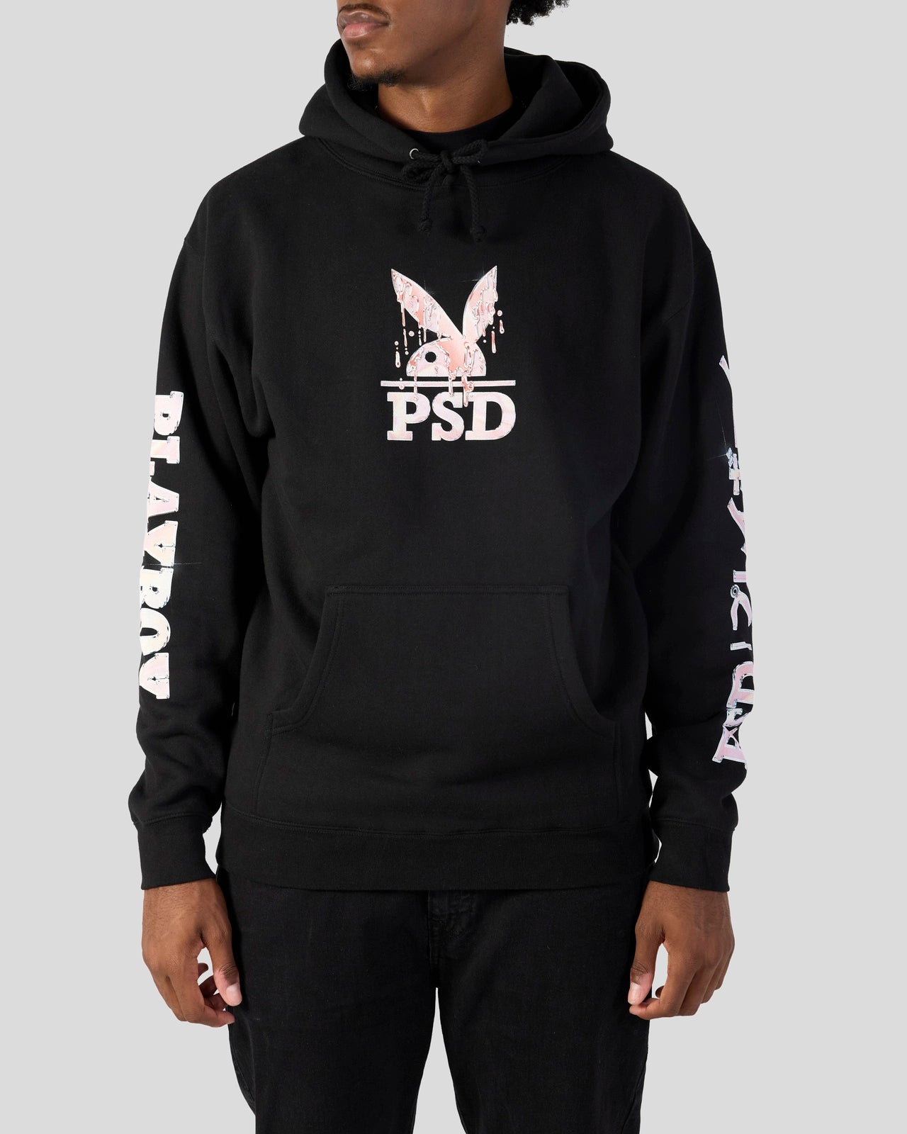 Playboy - Rose Drippin Hoodie Cotton Hoodie Fleece Lining Warmth